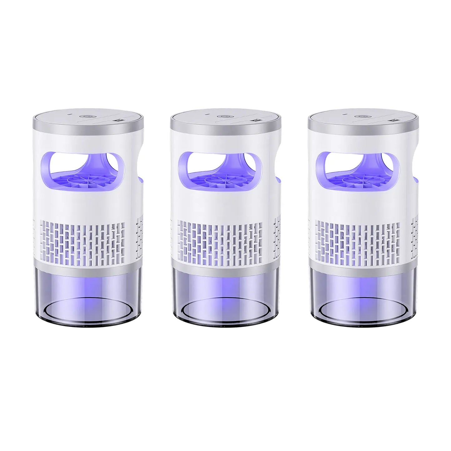 Gainstarx Indoor Insect Trap with Light and Suction Non Zapper Flying Bug Catcher for Mosquitoes Fruit Flies Gnats and Moths for Home Use
