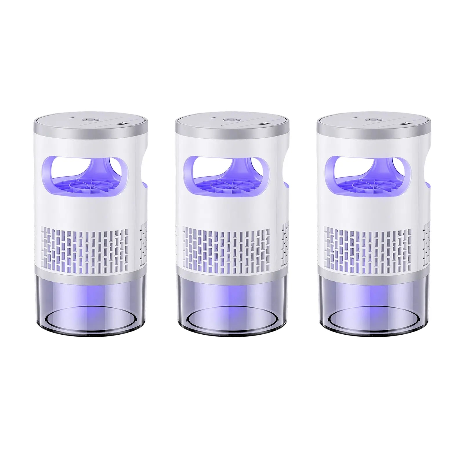 Gainstarx Indoor Insect Trap with Light and Suction Non Zapper Flying Bug Catcher for Mosquitoes Fruit Flies Gnats and Moths for Home Use