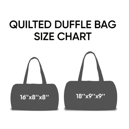 Unisex Boho Quilted Weekender Travel Bag, Lightweight & Comfortable, Hippie Design