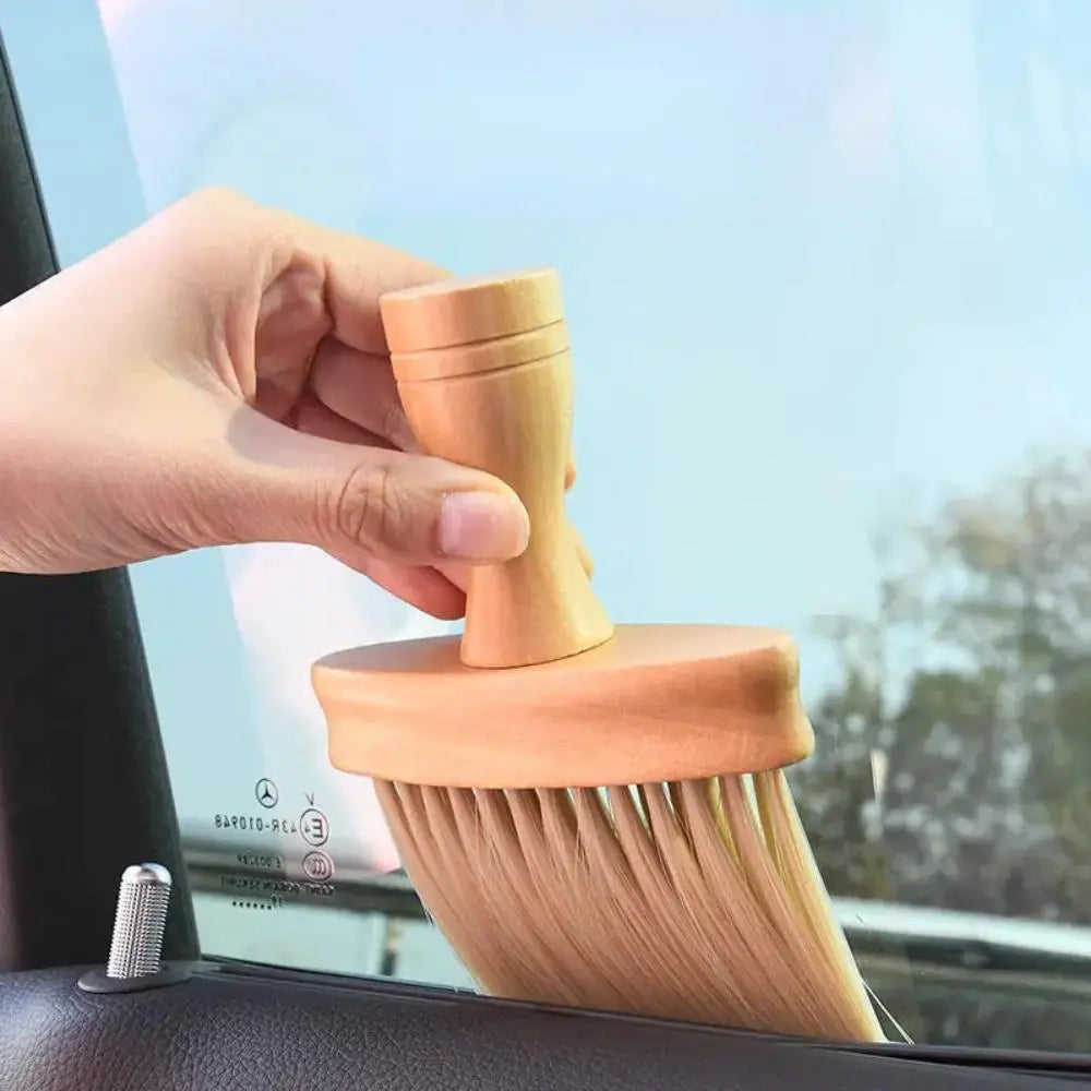 Wooden Window Crevice Cleaning Brush, Multipurpose Mini Dust Cleaning Brush, Household Kitchen Bathroom Cleaning Brush, Cleaning Products, Home Care Supplies