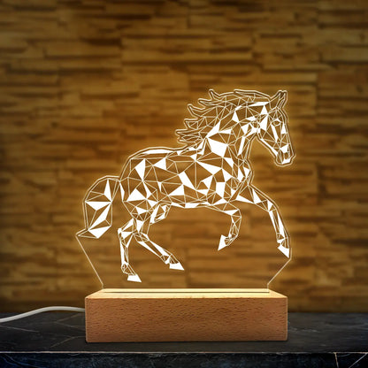 SANDJEST Mother'S Day Acrylic Night Light Table Bedside Bedroom USB Powered Decorative Light, Home Decoration, Gift for Sister Grandma