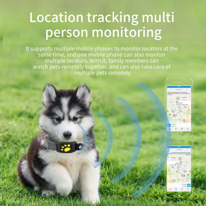 Magnetic GPS & Beidou Dual-Mode Pet Tracker, Smart Anti-Lost Locator for Dogs, Long-Standby Waterproof Pet Tracking Device