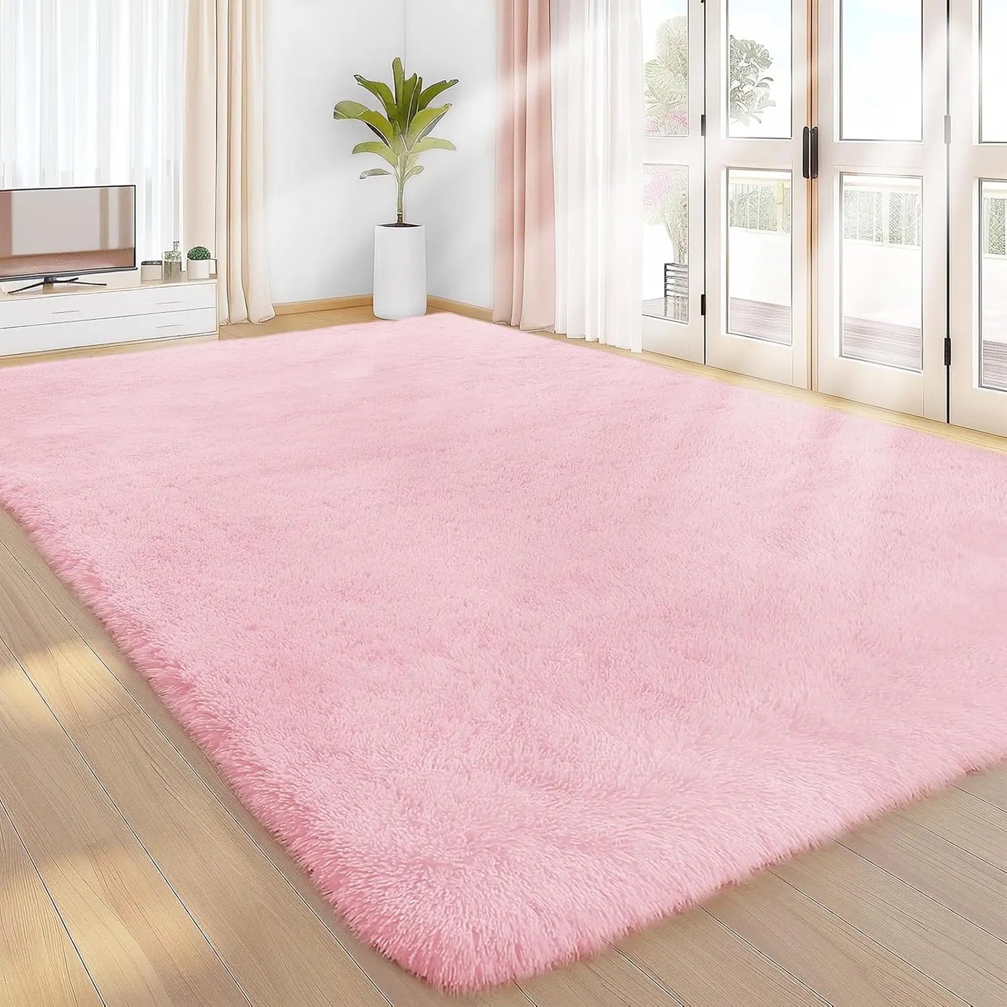 Shag Area Rugs for Bedroom Living Room,Ultra Soft Fluffy Area Rugs for Dorm, Indoor Carpet Nursery Rugs for Kids Room Home Decor #GLOBAL PICKS