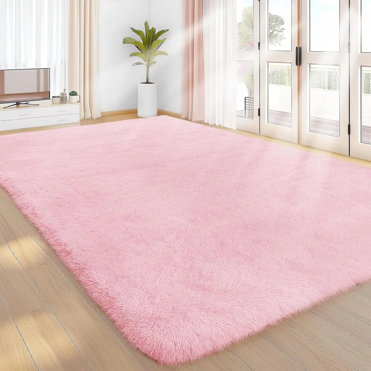 Shag Area Rugs for Bedroom Living Room,Ultra Soft Fluffy Area Rugs for Dorm, Indoor Carpet Nursery Rugs for Kids Room Home Decor #GLOBAL PICKS