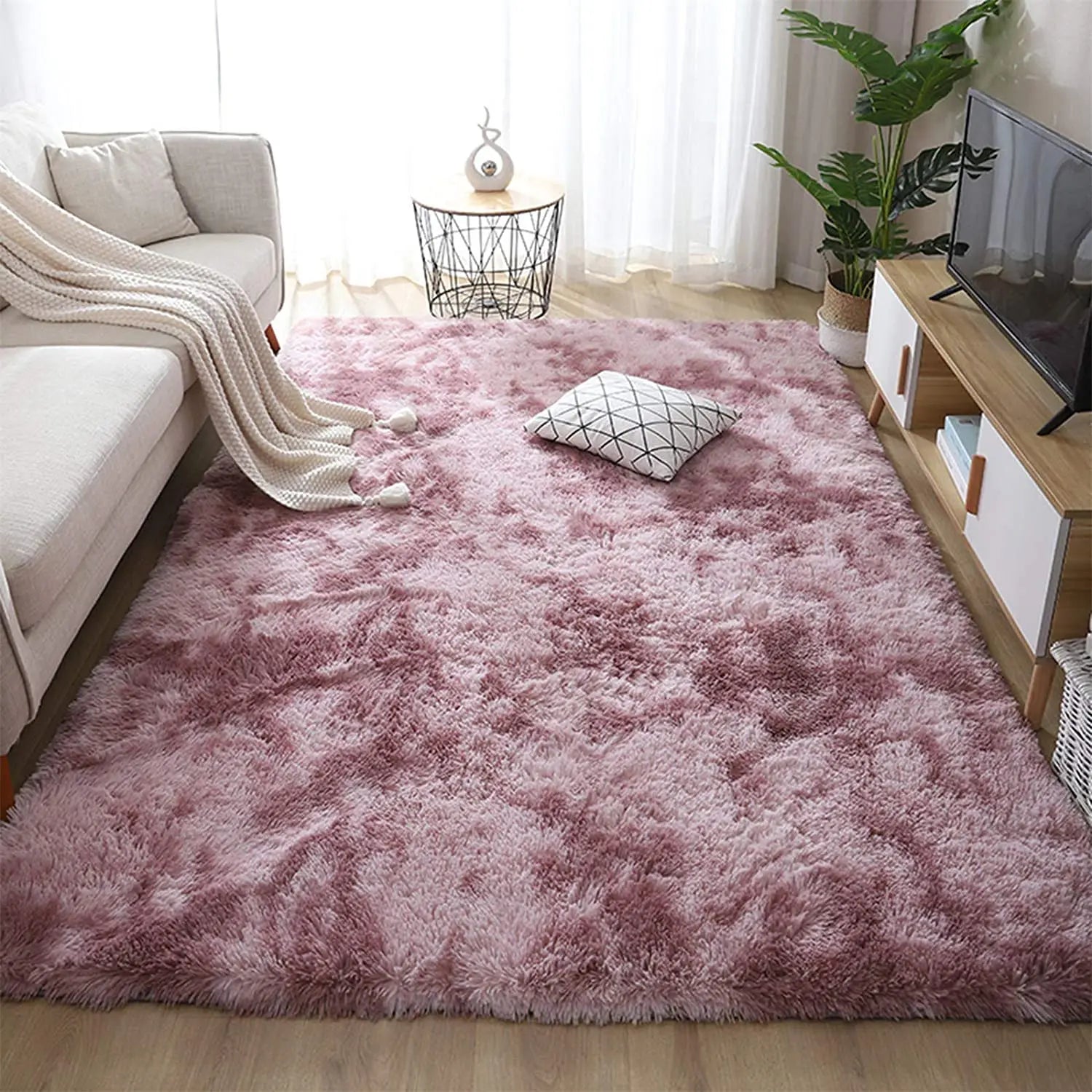 Shag Area Rugs for Bedroom Living Room,Ultra Soft Fluffy Area Rugs for Dorm, Indoor Carpet Nursery Rugs for Kids Room Home Decor #GLOBAL PICKS