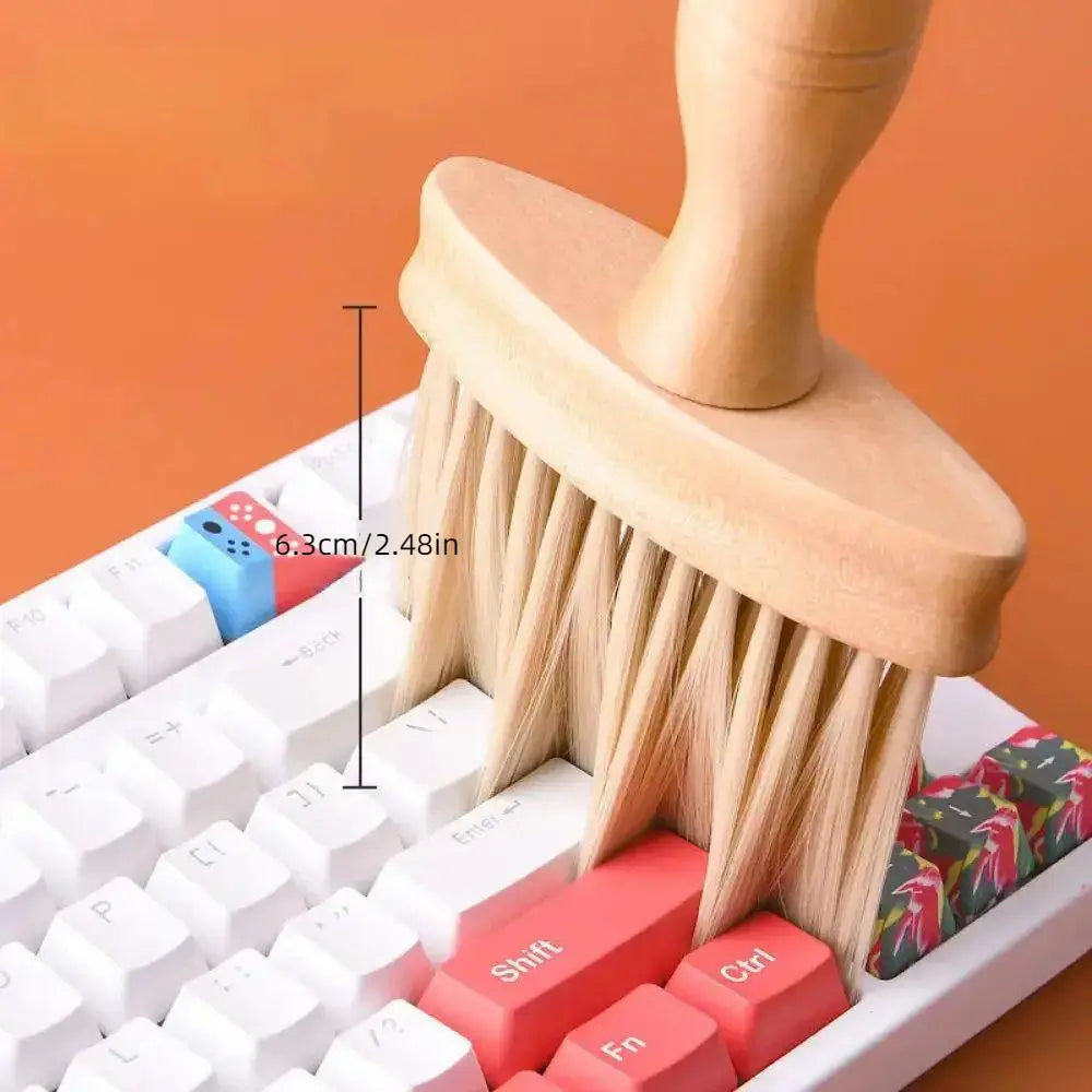 Wooden Window Crevice Cleaning Brush, Multipurpose Mini Dust Cleaning Brush, Household Kitchen Bathroom Cleaning Brush, Cleaning Products, Home Care Supplies